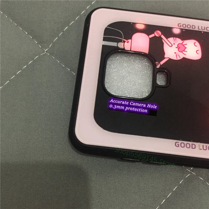 For Xiaomi POCO X3 NFC X3 Pro X4 GT X4 Pro K40 5G Original Shockproof LED Cover For Redmi Note 9 10 Pro 8 7 7S 9S 10s Flash Case