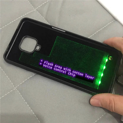 For Xiaomi POCO X3 NFC X3 Pro X4 GT X4 Pro K40 5G Original Shockproof LED Cover For Redmi Note 9 10 Pro 8 7 7S 9S 10s Flash Case
