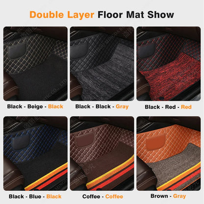 Car Floor Mats For BMW 6 Series F12 Convertible 2011 2012 2013 2014 2015 2016 Auto Foot Pads Carpet Cover Interior Accessories