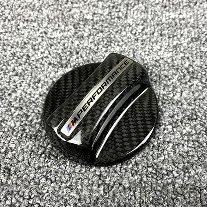 Carbon Fiber Fuel Tank Oil Filler Cover Cap Trim Fuel Tank Cap Cover Decorative For BMW F30 F10 F15 G20 G30 F90 X3 X4 X5 M4 M5