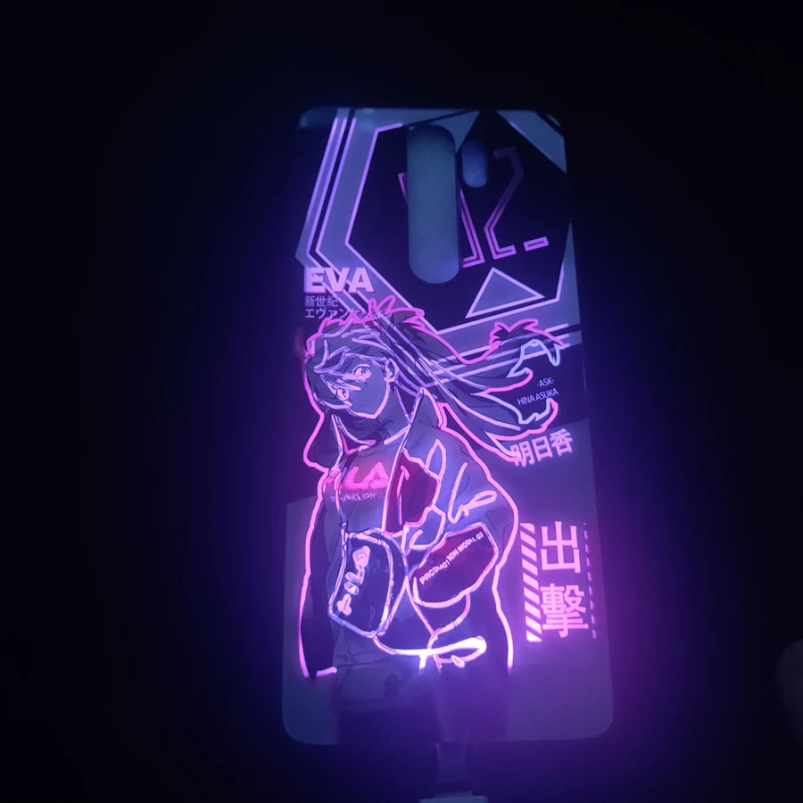 For Xiaomi POCO X3 NFC X3 Pro X4 GT X4 Pro K40 5G Original Shockproof LED Cover For Redmi Note 9 10 Pro 8 7 7S 9S 10s Flash Case