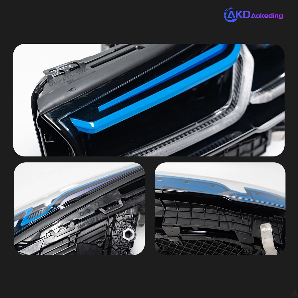 AKD Car Lights for BMW G30 LED Headlight Projector Lens 2017-2021 5 Series 530i 525i Head Lamp Front DRL Signal Auto Accessories