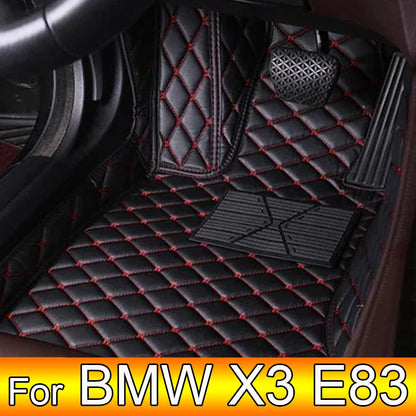 Car Floor Mats For BMW X3 E83 2006 2007 2008 2009 2010 Auto Foot Pads Automobile Carpet Cover Interior Accessories