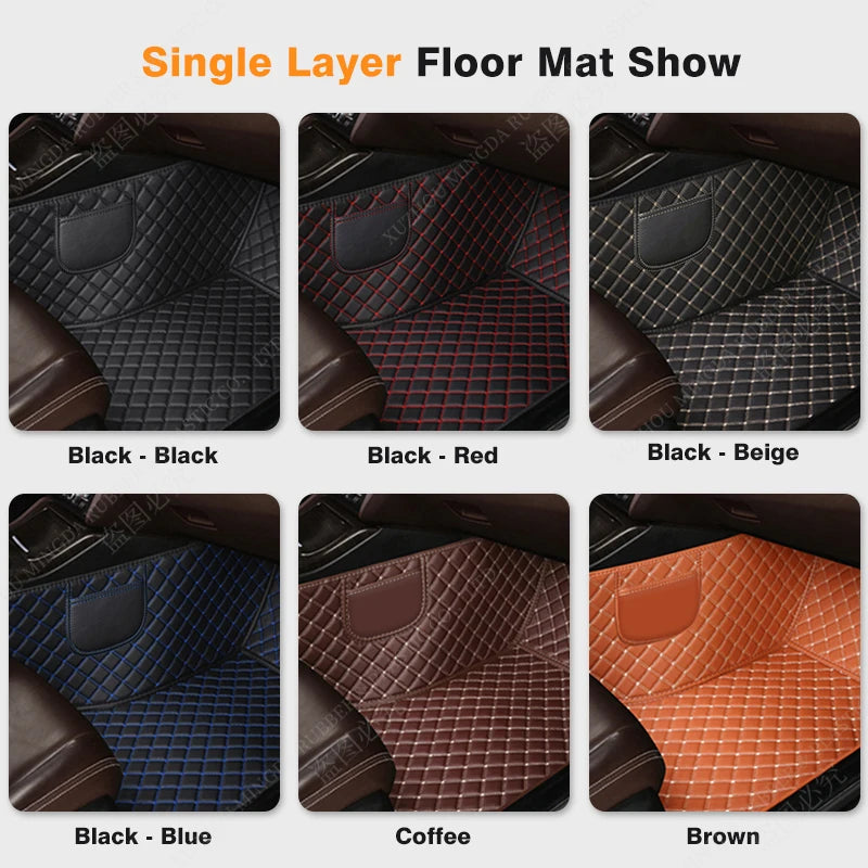 Car Floor Mats For BMW 6 Series F12 Convertible 2011 2012 2013 2014 2015 2016 Auto Foot Pads Carpet Cover Interior Accessories