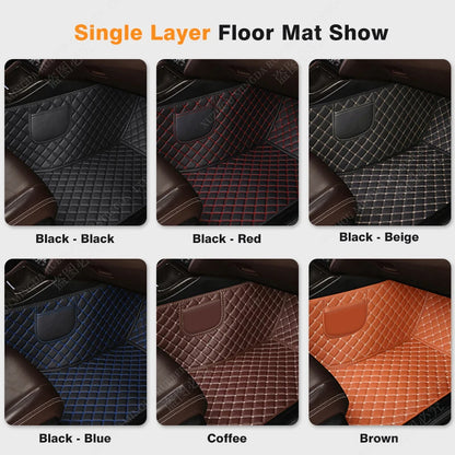 Car Floor Mats For BMW 6 Series F12 Convertible 2011 2012 2013 2014 2015 2016 Auto Foot Pads Carpet Cover Interior Accessories