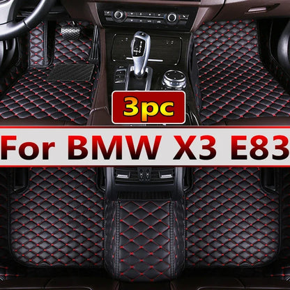 Car floor mats for BMW X3 E83 2005 2006 2007 2008 2009 2010 Custom auto foot Pads automobile carpet cover interior accessories