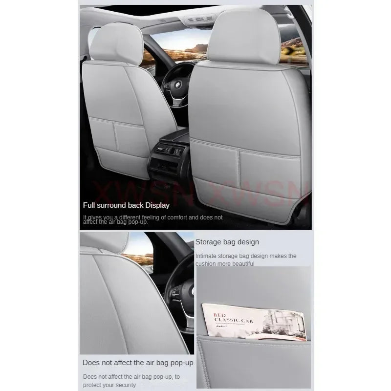 Universal Style 3D Car Seat Covers for Kia Rio Ceed Dacia Duster Jeep Compass BMW E39 E60 Interior Accessories Seat Protectors