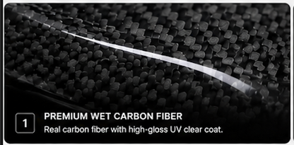 BMW F82 F83 Carbon Gear Shift Surround Trim | Wet Carbon Fiber