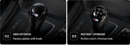 BMW F82 F83 Carbon Gear Shift Knob | Wet Carbon Fiber