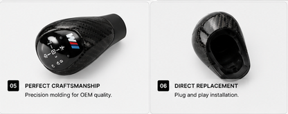 BMW F82 F83 Carbon Gear Shift Knob | Wet Carbon Fiber