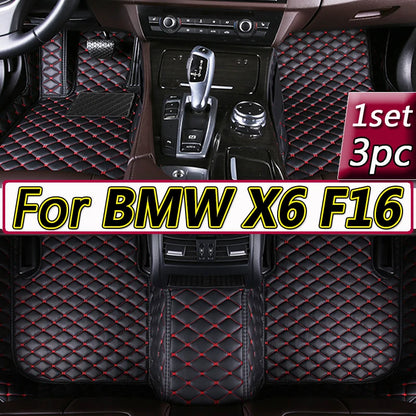 Car floor mats for BMW X6 F16 2015 2016 2017 2018 2019 Custom auto foot Pads automobile carpet cover interior accessories