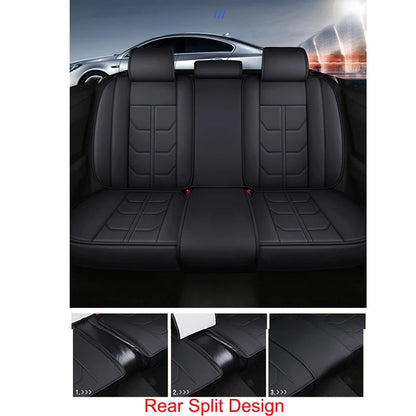 Universal Pu Leather Car Seat Cover for Bmw 7 Series All car models E38 E65 F01 F02 F03 F04 G11 G12 Auto Accessories Interior