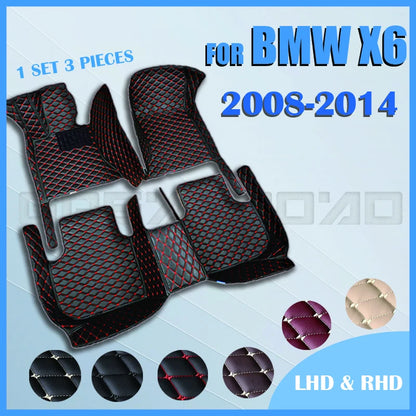 Car floor mats for BMW X6 E71 2008 2009 2010 2011 2012 2013 2014 Custom auto foot Pads automobile carpet cover