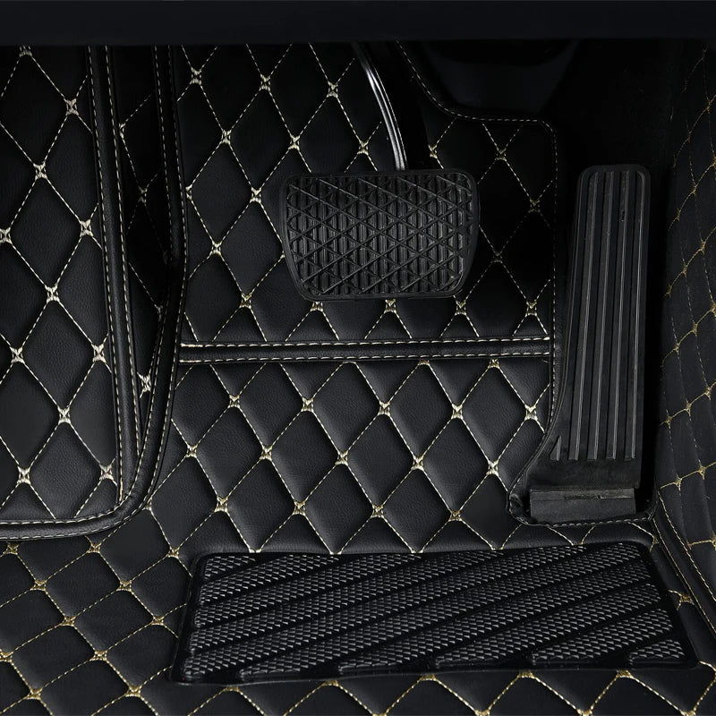 ar Floor Mat For Bmw E60 2004 2005 2006 2007 2008 2009 2010 Series 5 Diamond Carpets Waterproof Foot Pads Automobile Accessory