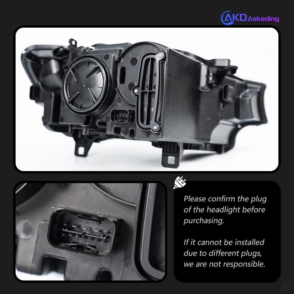 AKD Car Lights for BMW X3 F25 LED Headlight Projector Lens 2010-2016 X4 F26 Head Lamp Front DRL Signal Automotive Accessories