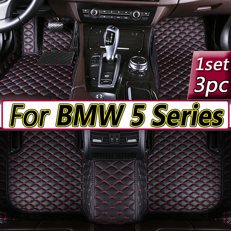 Car Floor Mats For BMW 5 Series E60 2004 2005 2006 Custom Auto Foot Pads Automobile Carpet Cover Interior Accessories