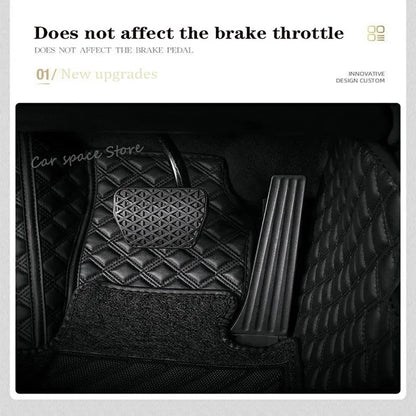 Car Floor Mats For BMW 5 Series E60 2004 2005 2006 Custom Auto Foot Pads Automobile Carpet Cover Interior Accessories