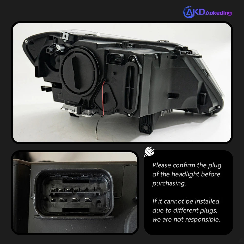 AKD Car Lights for BMW X3 F25 LED Headlight Projector Lens 2010-2013 Pre-LCI Head Lamp Front DRL Signal Automotive Accessories