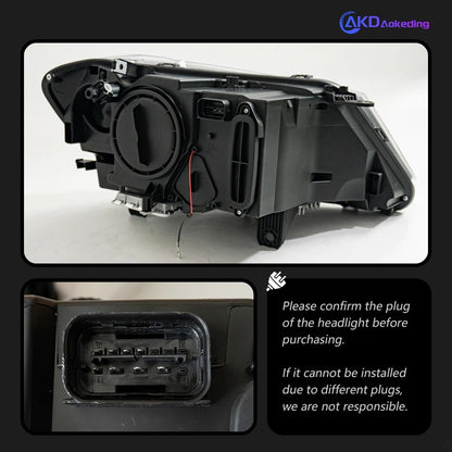AKD Car Lights for BMW X3 F25 LED Headlight Projector Lens 2010-2013 Pre-LCI Head Lamp Front DRL Signal Automotive Accessories