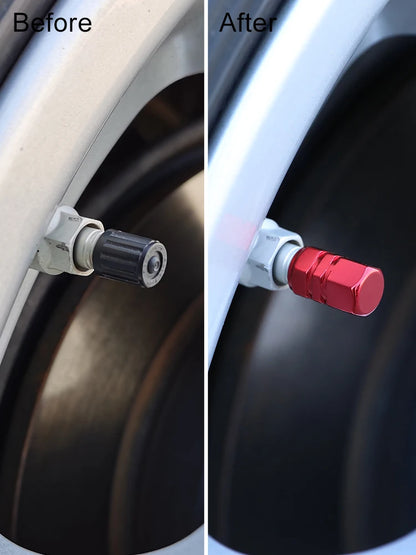 Car Wheel Caps Valve Stem Cap Tyre Covers Aluminum Air Valve Tire for BMW Automobiles Motorcycles Bicycle Auto Accessories Tool