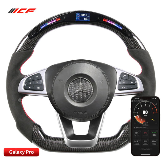 Carbon Fiber LED Steering Wheel for Mercedes Benz W205