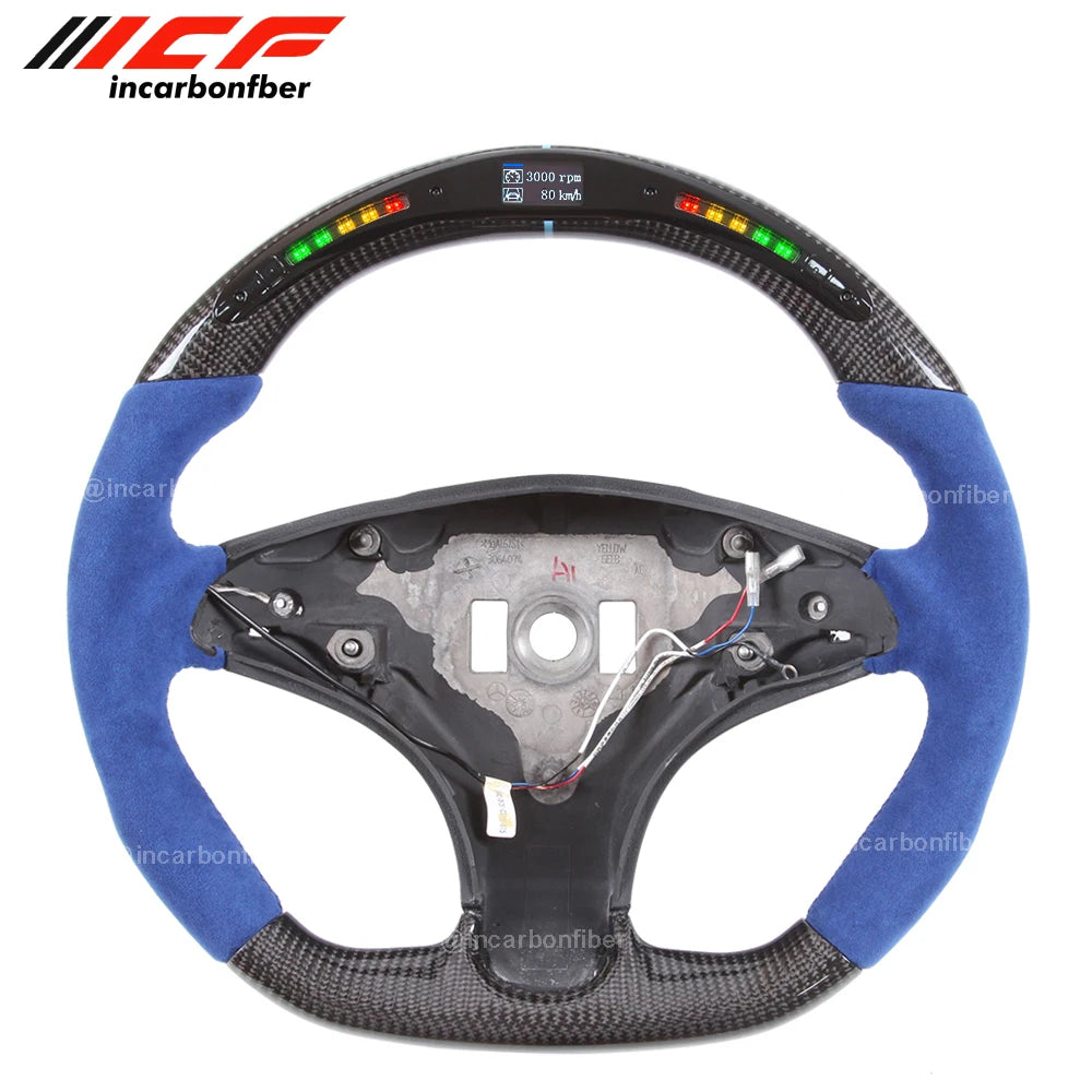 Carbon Fiber LED Steering Wheel for Mercedes Benz  AMG